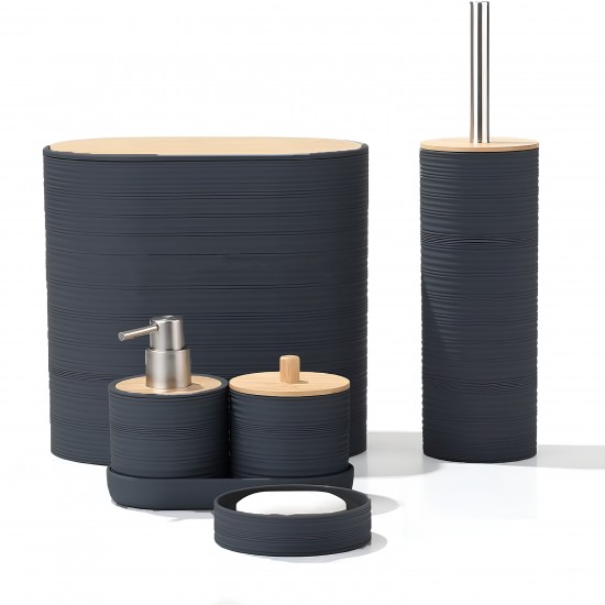 Plastic Bathroom Set 6 Pcs